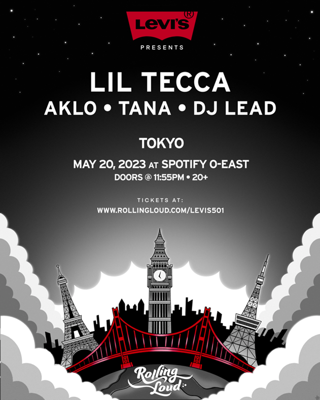 Levi’s Presents, LIL TECCA, AKLO, TANA, DJ LEAD A Rolling Loud Production