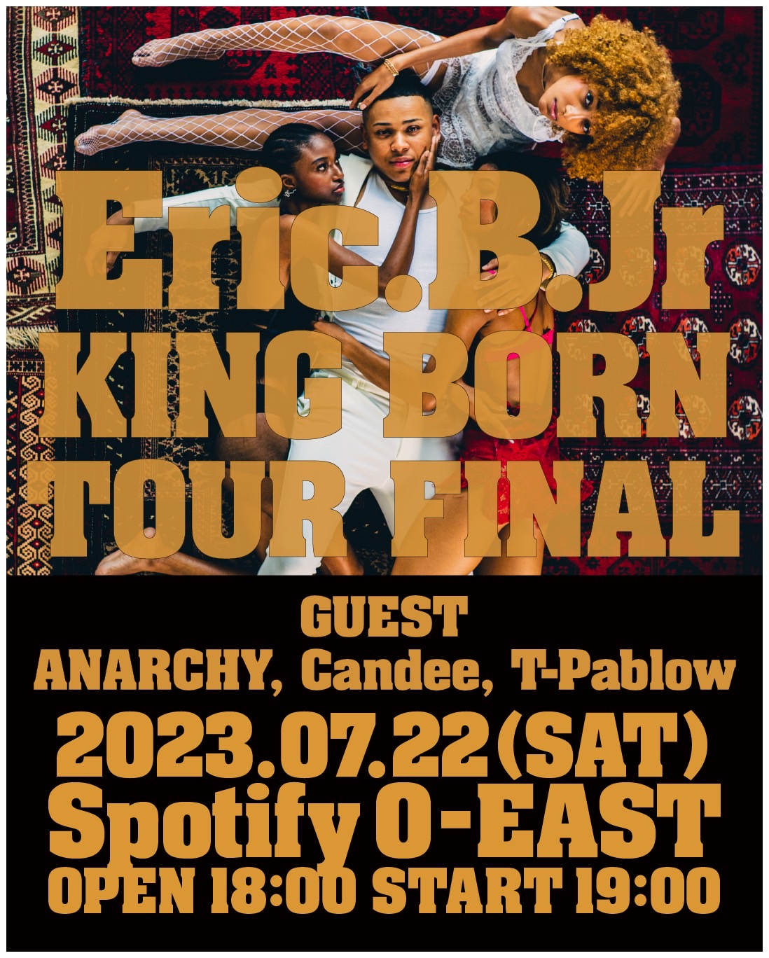 Eric.B.Jr KING BORN RELEASE LIVE TOUR