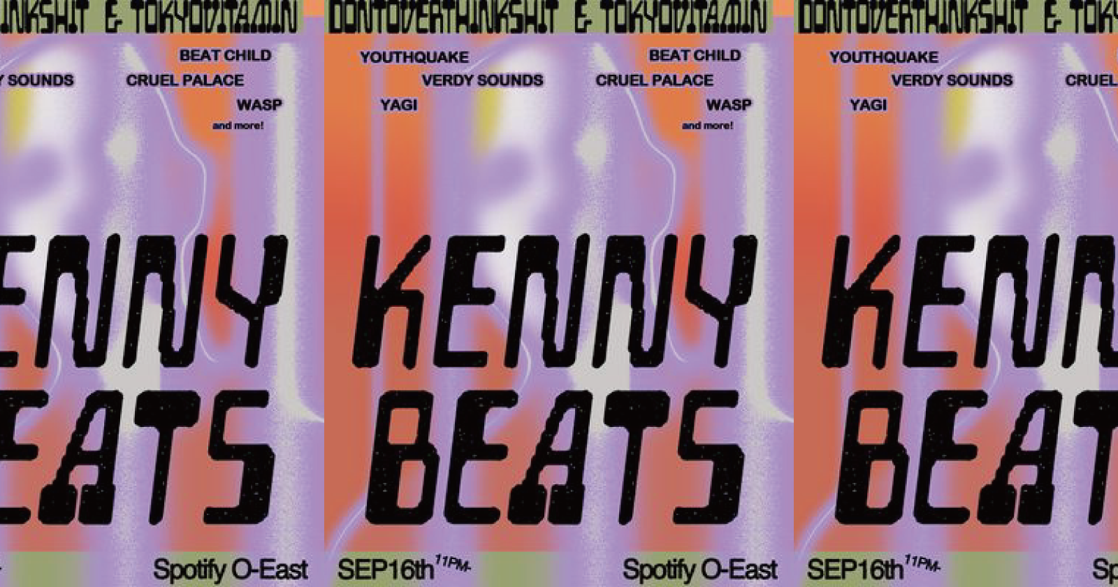 tokyovitamin & DONTOVERTHINKSHIT presents KENNY BEATS