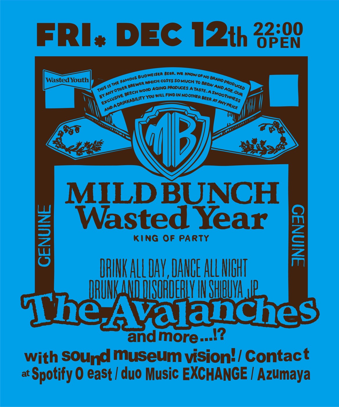 SOUND MUSEUM VISION / Contact present Mild Bunch Wasted Year 2025