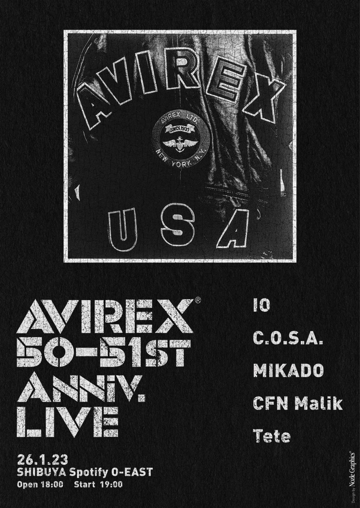 AVIREX 50-51st ANNIV. LIVE