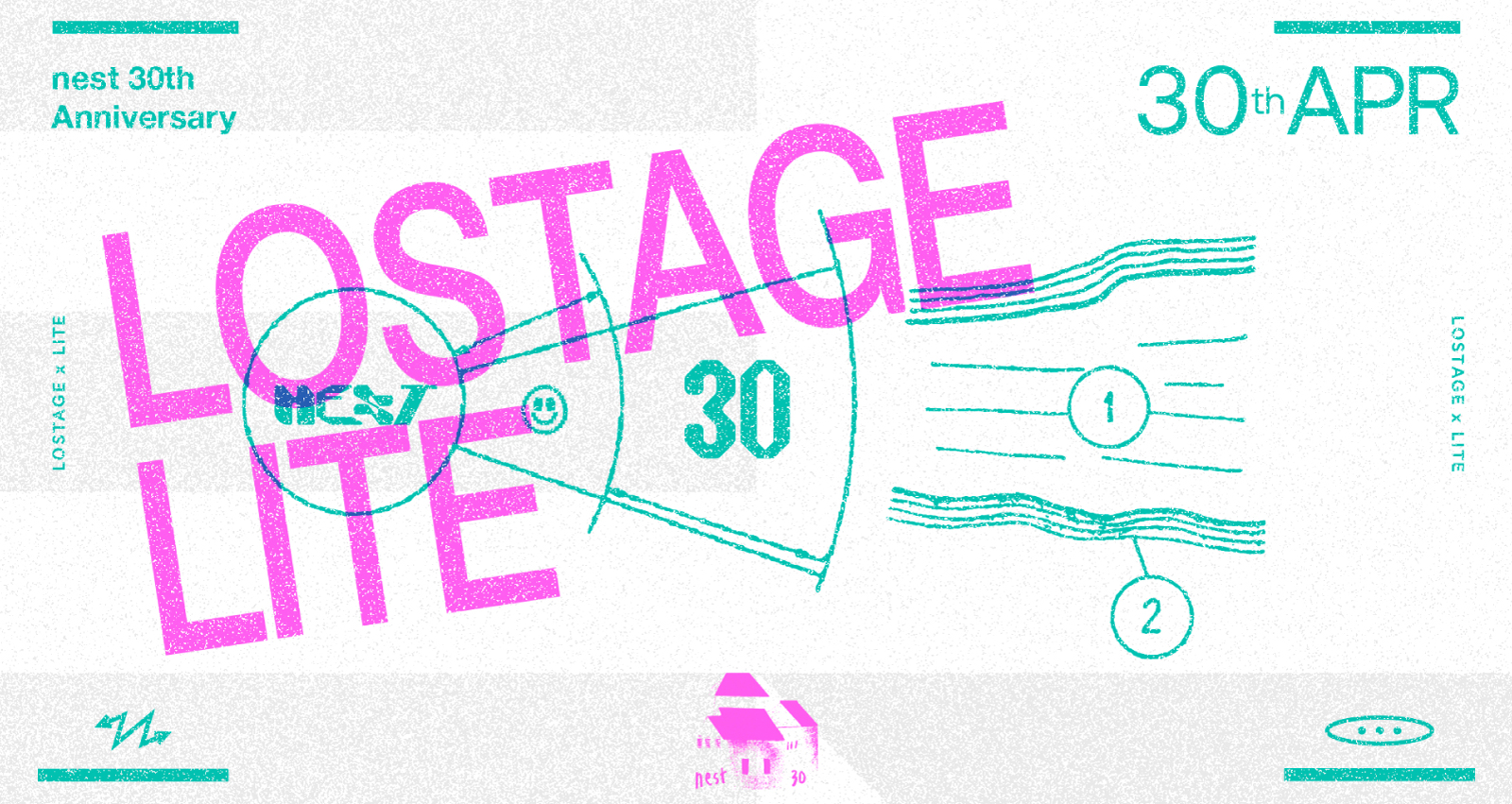 nest 30th Anniversary “LOSTAGE × LITE”