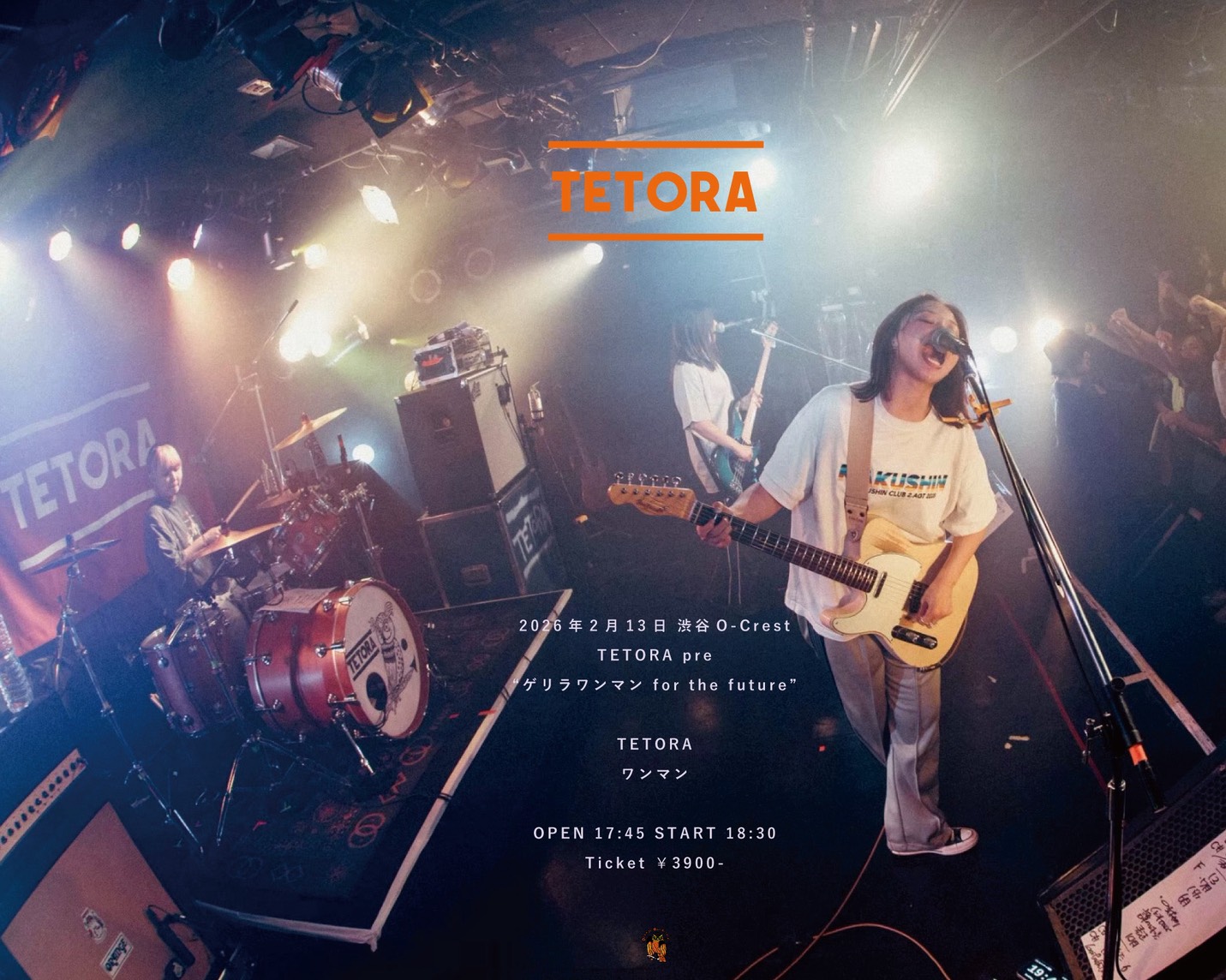 TETORA pre ゲリラワンマン for the future