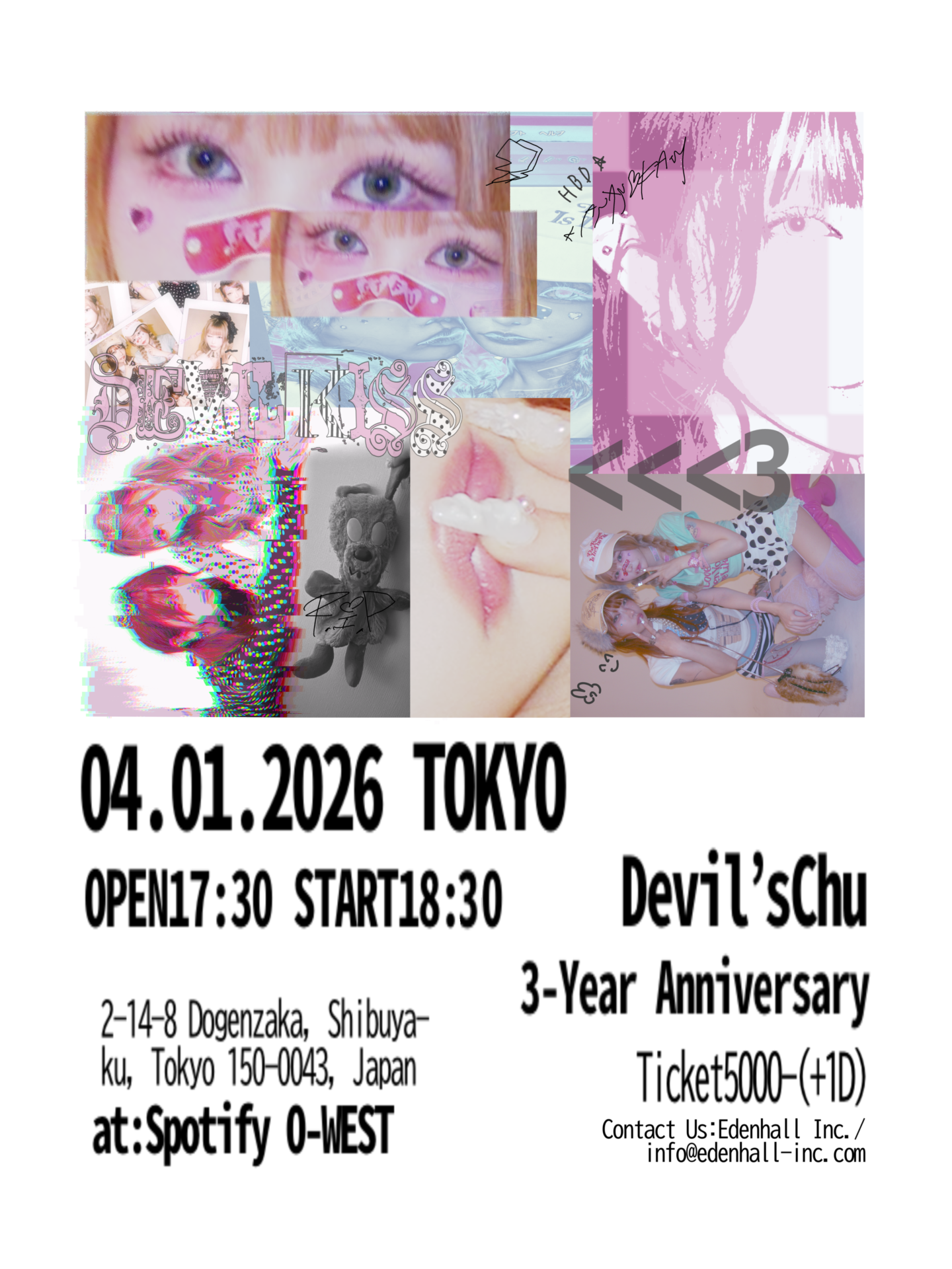 悪魔のキッスワンマンライブ Devil’sChu 3-Year Anniversary