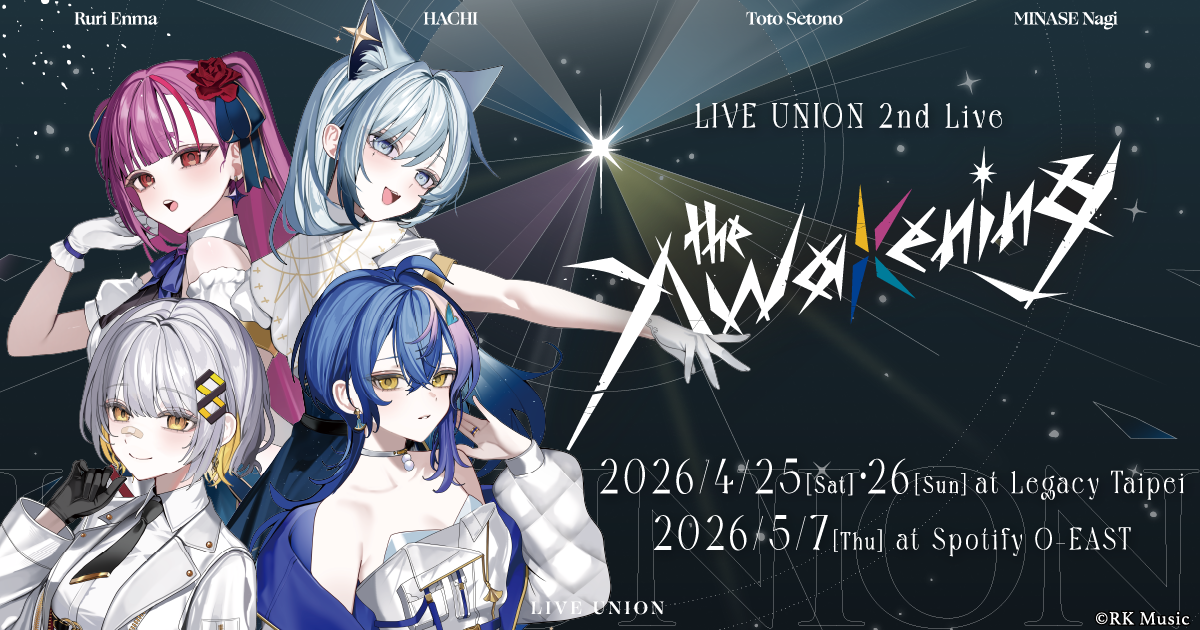 LIVE UNION 2nd LIVE “The Awakening”