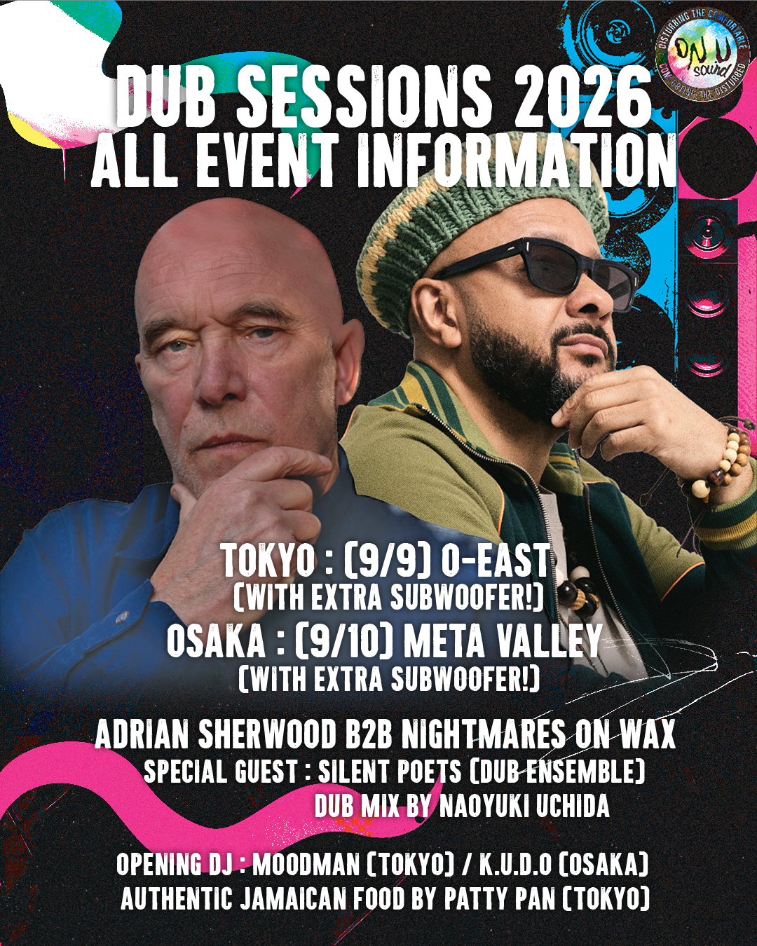 ADRIAN SHERWOOD presents DUB SESSIONS 2026