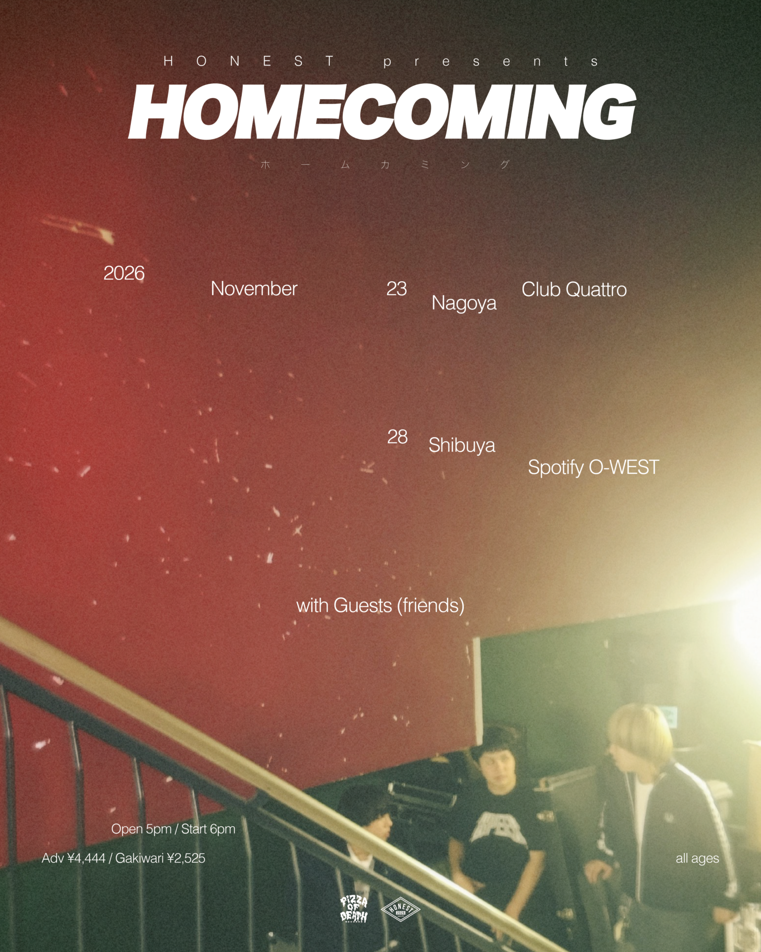 HONEST presents “HOMECOMING”